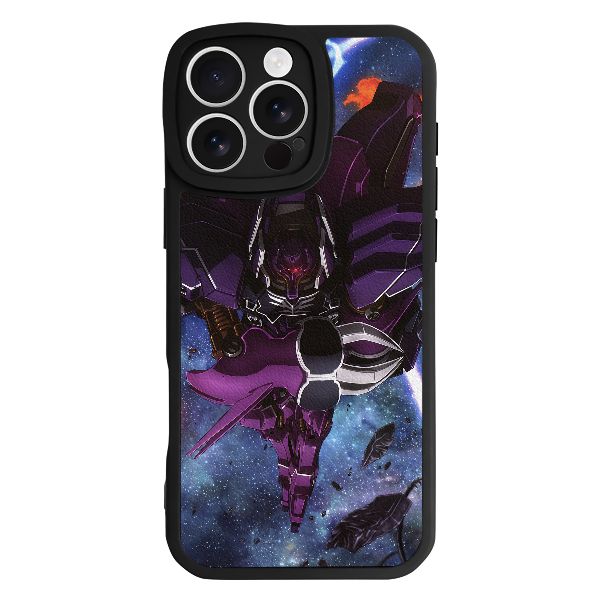 （画像用） 機動戦士ガンダム Mobile Suit Gundam 【iPhone 16シリーズ対応】シリコンスマホケース（レザー調） 材質：シリコン